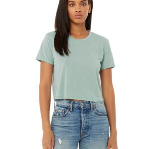 Bella + Canvas Ladies' Flowy Cropped T-Shirt